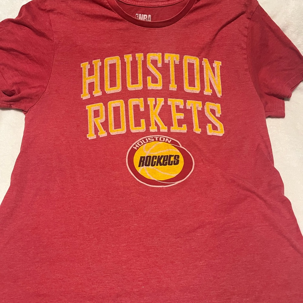 NBA Houston Rockets Kids Red and Yellow Tee